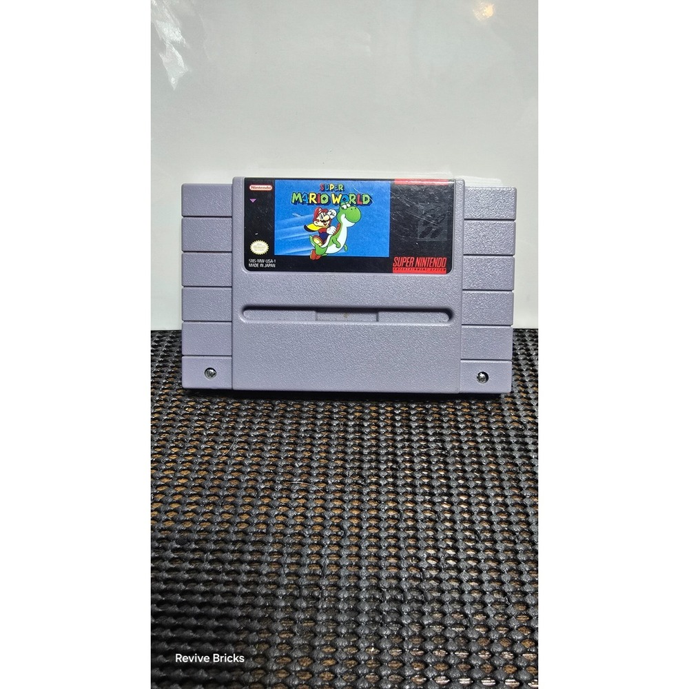 Super Mario World (Super Nintendo SNES, 1991)‎ Authentic Cartridge Only Tested